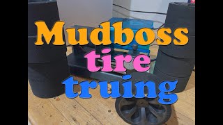 OvalEdge RC  Mudboss Tire Truing [upl. by Nonnahs757]