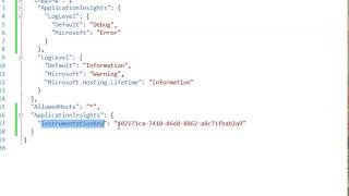 ASPNET Core 31 Saving Logs in Application Insights [upl. by Josselyn389]