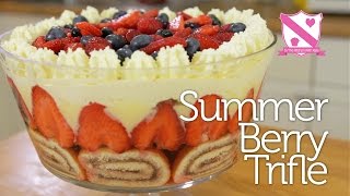 Summer Berry Trifle  In The Kitchen With Kate [upl. by Eniamert57]