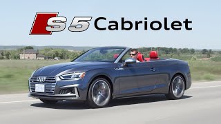 2018 Audi S5 Cabriolet Review  Topless Turbo Fun [upl. by Yramesor]