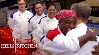 The Most Wholesome Elimination Ever  Hells Kitchen [upl. by Itnahs]