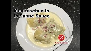 Maultaschen in SahneSauce [upl. by Medrek80]