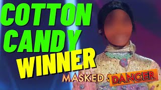 Masked Dancer WINNER  Cotton Candy REVEALED [upl. by Badger]