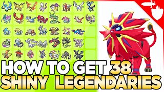 How to Get 38 Shiny Legendary Pokemon amp Shiny Odds  Sword amp Shield Crown Tundra Dynamax Adventures [upl. by Jessa]