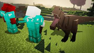 Surviving Dinosaurs in Minecraft [upl. by Eutnoj]