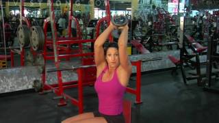 How to Do Triceps Dumbbell Extensions [upl. by Etrem]