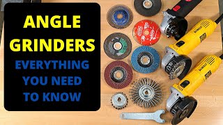 How to Use an Angle Grinder Angle Grinder Attachments [upl. by Ylreveb]