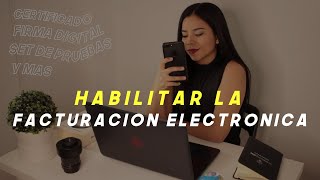 ¿Cómo HABILITAR la FACTURACIÓN ELECTRÓNICA  DIAN 2020 [upl. by Avon]