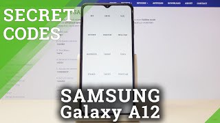 Secret Codes SAMSUNG Galaxy A12 – Useful Features [upl. by Airegin]