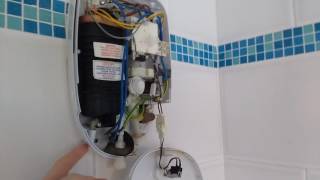 Electric shower leaking from the side replace the PRD easy diy fix [upl. by Araccot957]