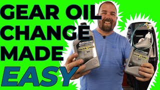 Outboard Gear Oil Change for 60 hp Mercury 4 Stroke 50hp Mercury 4 Stroke and MANY OTHERS [upl. by Catriona]