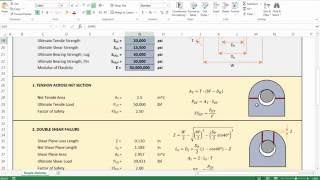 4 Lifting Lug Analysis  Simplified [upl. by Norehs]