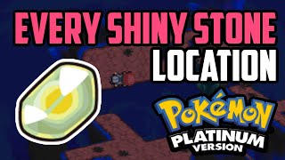 Where to Find Shiny Stone  Pokemon Platinum All Methods [upl. by Noicpesnoc699]