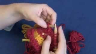 Intarsia Knitting in the Round [upl. by Ailat]