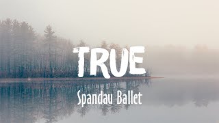 True  Spandau Ballet Lyrics [upl. by Ollayos]