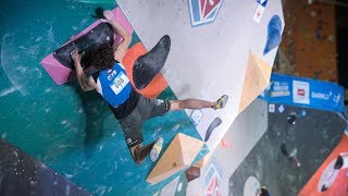 Adam Ondra 10 Moscow Roller Coaster  Bouldering World Cup Moscow 1214 April 2019 [upl. by Yoshi279]