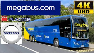 Megabus M7 London to Heathrow Airport amp Cardiff Plaxton Elite I Volvo B11RT Coach 54279YX66WNL [upl. by Alexandro842]