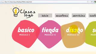 Como crear una pagina web completa en HTML  3 [upl. by Ilyse]