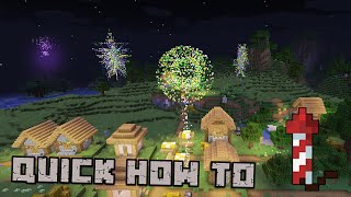 The ULTIMATE Guide to Fireworks in Minecraft Java 118 [upl. by Annabal]