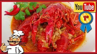 🤩 CANGREJOS DE RIO EN SALSA PICANTE 🦀 RECETA de la ABUELA 2019 2020 [upl. by Dalis]