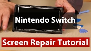 Nintendo Switch Screen Replacement  LCD amp Digitizer Replacement [upl. by Ahtelahs]