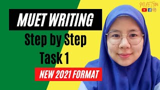 Step by Step  MUET Writing Task 1  New Format [upl. by Braeunig]