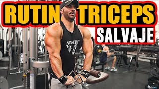 RUTINA DE TRICEPS SUPER SET at ELEV8TION  Gymtopz [upl. by Nnyleve]