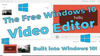 The Free builtin Windows 10 Video Editor [upl. by Lightman60]