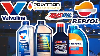 Amsoil vs Valvoline vs Repsol vs Polytron  Oil comparison review [upl. by Aritak]