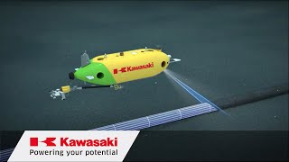 Kawasaki Autonomous Underwater Vehicle quotSPICEquot [upl. by Haon162]