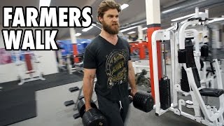 FARMERS WALK  HowTo Exercise Tutorial [upl. by Prem618]