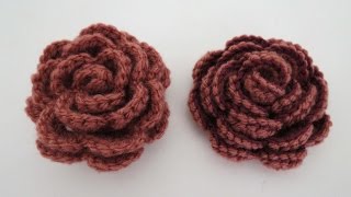 Rose häkeln  Anleitung  Crochet Rose eng sub [upl. by Lida]