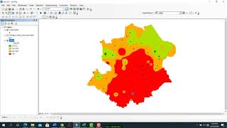 DRASTIC model with ArcGIS  Groundwater vulnerability assessment an overly and index method [upl. by Lorilee]