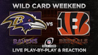 Ravens vs Bengals Live Play by Play amp Reaction [upl. by Anasiul292]