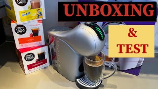 NESCAFE DOLCE GUSTO KRUPS GENIO S TOUCH Coffee Machine  Unboxing and Test [upl. by Otineb]