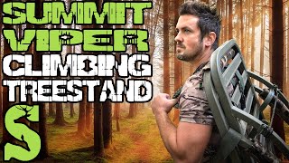 Summit Viper SD Climbing Treestand Review and Demo Checking out this Climber Tree Stand Features [upl. by Elicul]