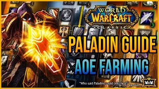 Paladin AOE Farming Build A Complete Guide For Going Against The Stigma  Classic WoW [upl. by Teplica]