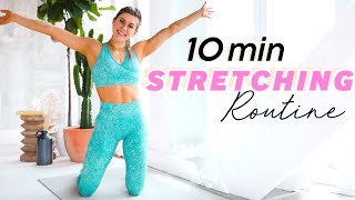 10 min FULL BODY STRETCH  FLEXIBILITY ROUTINE  Beginner to Advanced [upl. by Isabea]