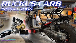 How to install a Honda Ruckus Performance Carburetor Kit [upl. by Kruter794]