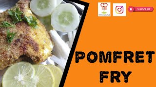 Pomfret fry  Paplet fry  Fry fish recipe  FOOD Corner by Prachi  Easy recipe [upl. by Morven]