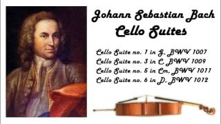 Johann Sebastian Bach  Cello suites in 432 Hz great for reading or studying [upl. by Eedyaj820]