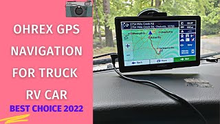 OHREX GPS Navigation for Truck RV Car Review amp User Manual  Best Seller GPS Navigation [upl. by Normalie]