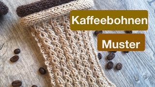 Kaffeebohnenmuster stricken  Socken stricken im Kaffeebohnenmuster [upl. by Hcirdla]