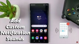 How To Add Custom Notification Sounds On Samsung Galaxy S23s [upl. by Hgeilhsa]