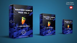 1GB Amapiano Sample Pack Vol 2 4000 Sounds Mr JazziQ x Vigro Deep x Kabza de Small  Fl studio [upl. by Connie631]