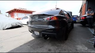 MY 900HP EVO X IS ALIVE Street Pulls amp Reactions [upl. by Atoel]