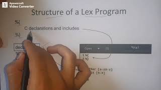 Lec10 Lexical Analyzer Generator Lex OR Flex [upl. by Airret386]