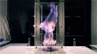 Cannon fire  ethanol combustion demonstration [upl. by Ivers87]