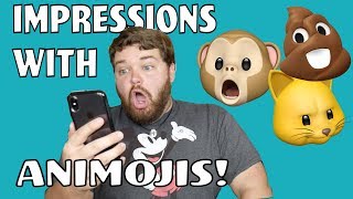 Doing Impressions with Animojis [upl. by Goldi]