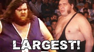 Andre The Giant vs Giant Haystacks  Worlds Largest Athlete [upl. by Mir276]